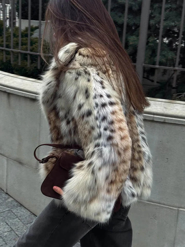 ABRIGO ANIMAL PRINT