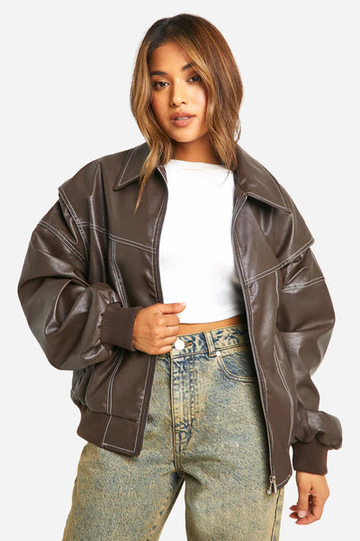 BOMBER DE CUERO