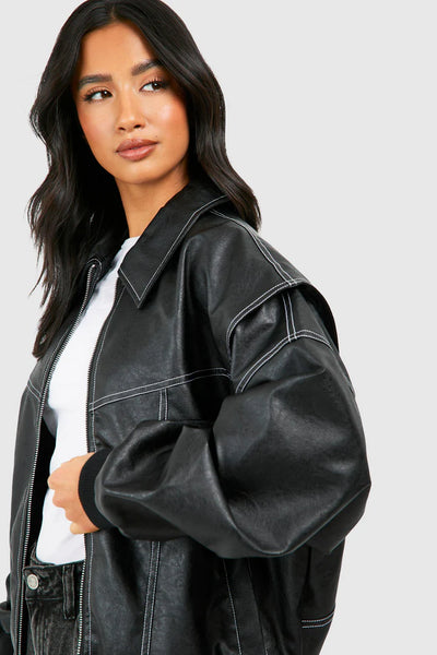 BOMBER DE CUERO