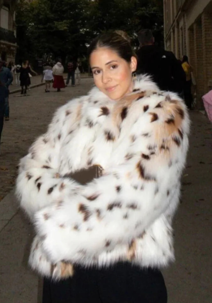 ABRIGO ANIMAL PRINT