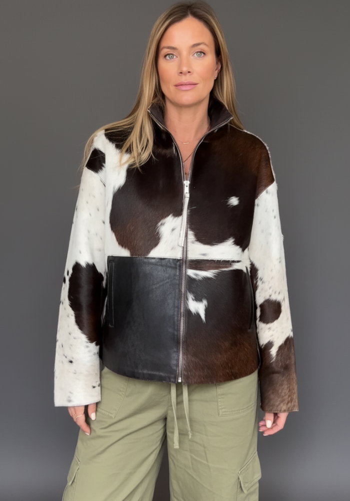 CHAQUETA ESTAMPADA