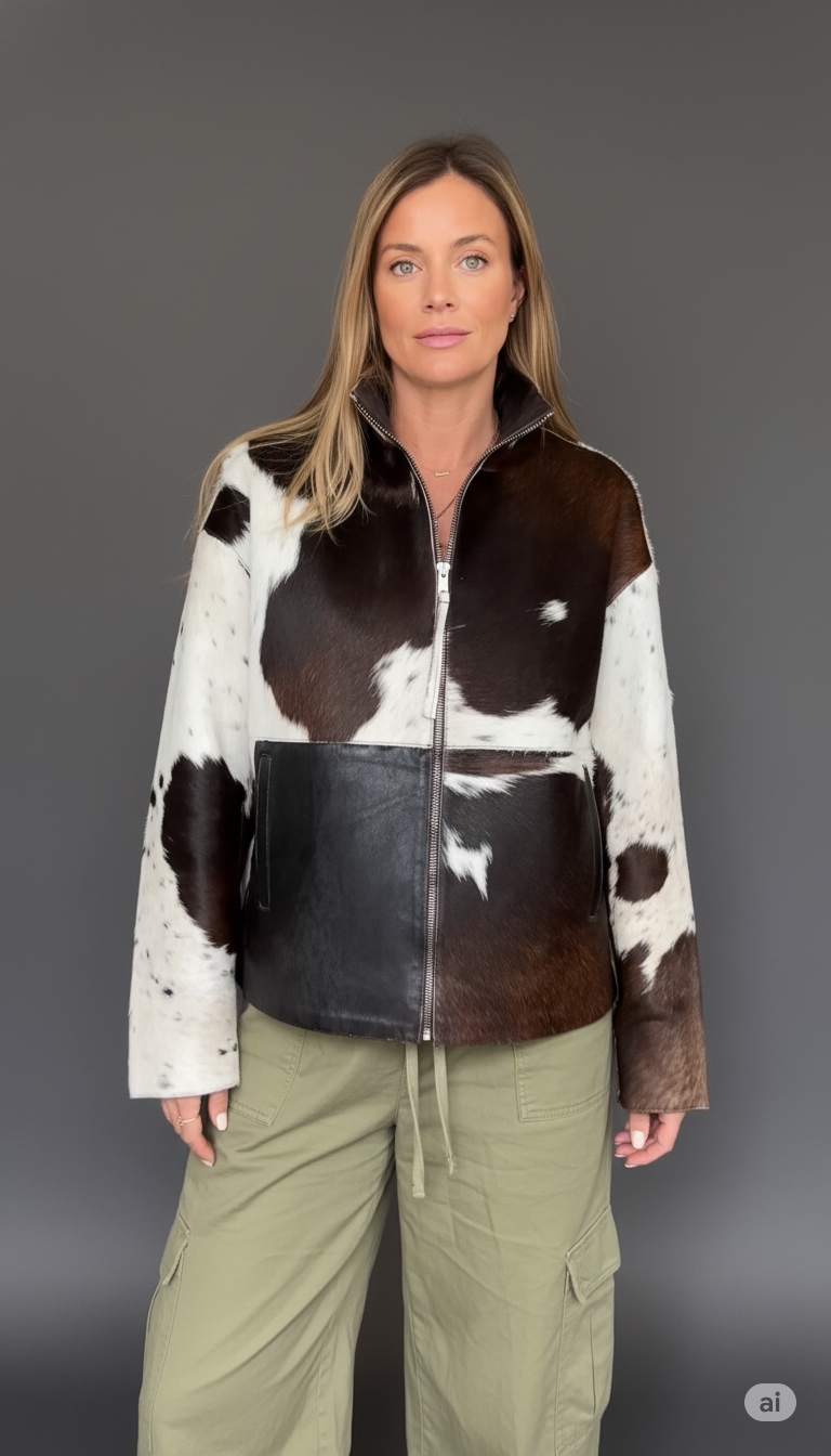 CHAQUETA ESTAMPADA