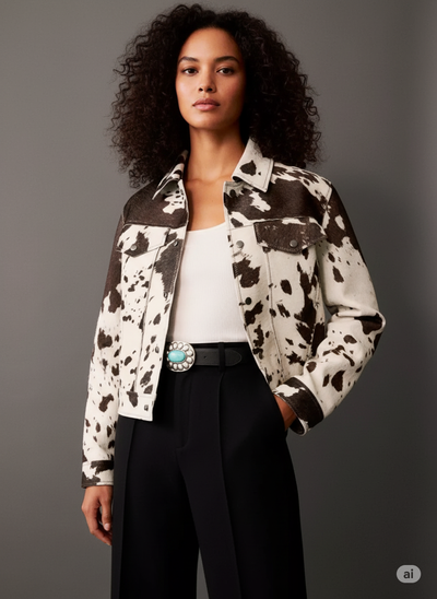 CHAQUETA ESTAMPADA