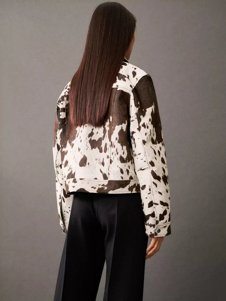 CHAQUETA ESTAMPADA