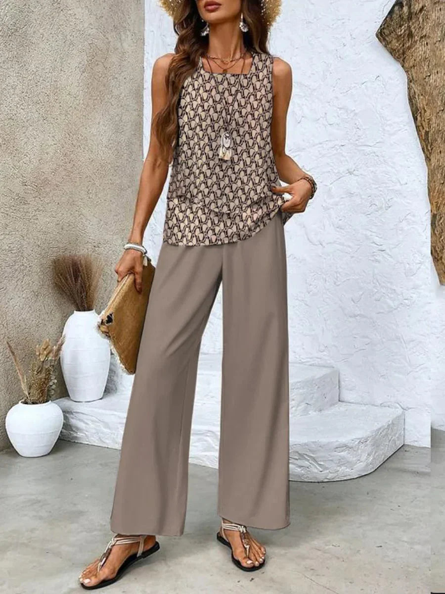 CONJUNTO VERANIEGO ELEGANTE