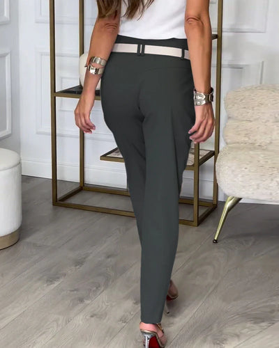 PANTALON ASIMETRICO ELEGANTE
