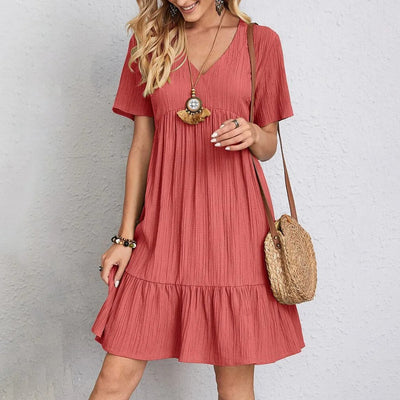 VESTIDO CORTO INFORMAL DE VERANO