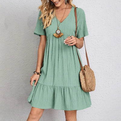 VESTIDO CORTO INFORMAL DE VERANO