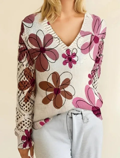 Jersey de punto en V
