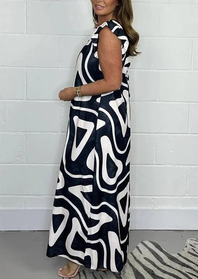 VESTIDO TIPO MONO GEOMETRICO
