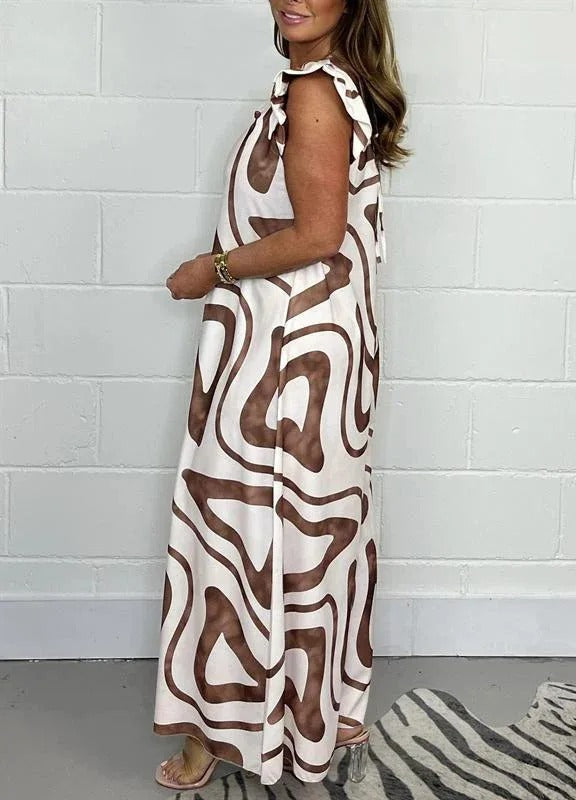 VESTIDO TIPO MONO GEOMETRICO