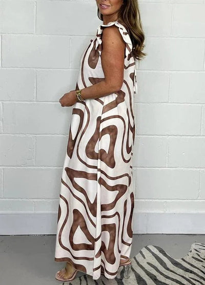 VESTIDO TIPO MONO GEOMETRICO