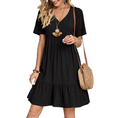 VESTIDO CORTO INFORMAL DE VERANO