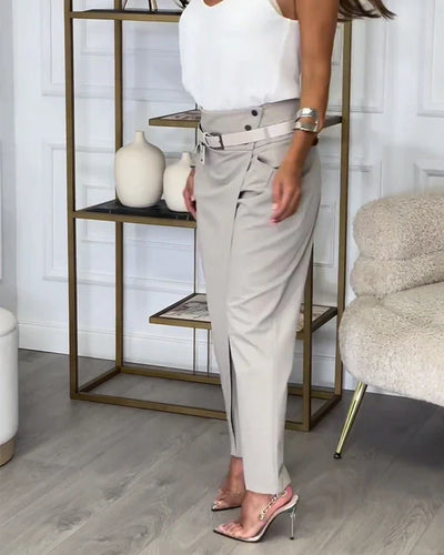 PANTALON ASIMETRICO ELEGANTE