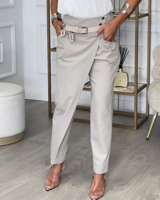 PANTALON ASIMETRICO ELEGANTE