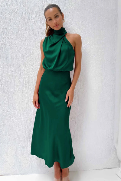 VESTIDO CUELLO HALTER