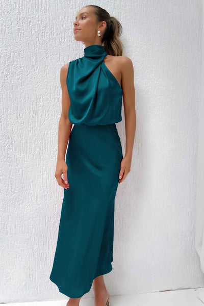 VESTIDO CUELLO HALTER