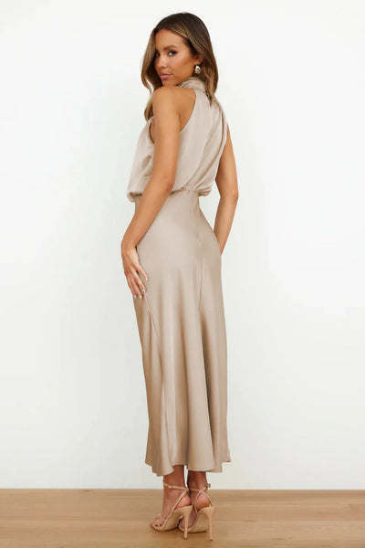 VESTIDO CUELLO HALTER