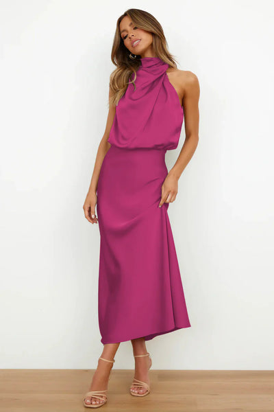 VESTIDO CUELLO HALTER